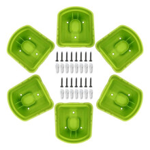 6Pcs Battery Holder for 18V Wall Mounted Battery Mounts Portable Li-Ion Battery Hanger Battery Storage Bracket