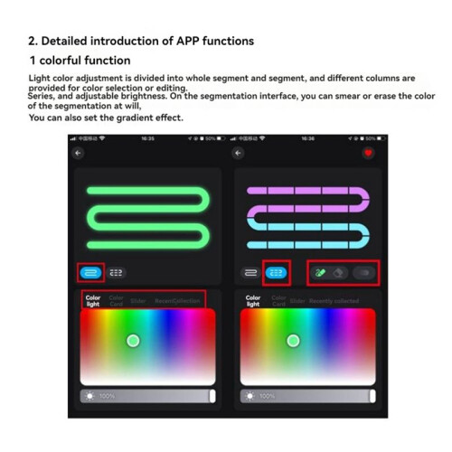 LED Controller 44 Keys  Voice-Activated Intelligent Dimming Color Temperature Strip Light Controller A 2