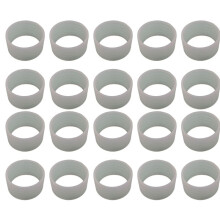 Silicone Racket Grip Badminton Tennis Racket Sealing Ring Sweat-Absorbent Belt Fixed Silicone Ring Transparent