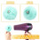 10 Peças de Pompons de Patins com Jingle Bells - Pompons de Patins de 3,1 Polegadas Fuzzy (5 Cores) 6