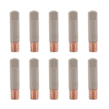 10pcs MB15AK Welding Nozzle Tips Coating Protect M6 Gas Nozzle Tip 0.8mm MIG Welding Tool Parts