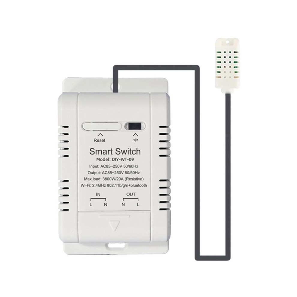 Ewelink Wifi Temperature Humidity 20A Temperature Humidity Monitor With Sensor Probe For Greenhouse 6031119653089