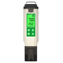 Digital PH Meter Hydroponic Water Quality Tester LCD Backlight Thermometer PH/EC/TDS Meter for Aquariums Spa