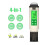 Digital PH Meter Hydroponic Water Quality Tester LCD Backlight Thermometer PH/EC/TDS Meter for Aquariums Spa 6