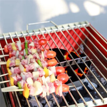 Cestas para Grelhadores A Carvão, Acessórios para Rack de Churrasco, Chapa Galvanizada para Churrasco Ao Ar Livre, Ferramenta de Carbono para