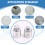 2PCS M14 M10 Angle Grinder Adapter Grooving Machine Adapter Conversion Kit Flange Metal Lock Nuts Slotting 100 150 Type 3
