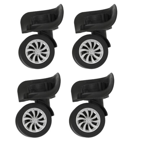 4-Pack Bagagebyte, Utbytesbagage ResväSka Spinnerhjul, Universellt SväNgbart Hjul för Bagage