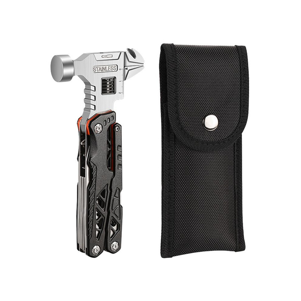 Multifunctional Pliers Multitool Claw Hammer Stainless Steel Tool With Nylon Sheath For Outdoor Camping Hiking 6031444486031