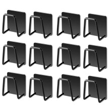 Hat Rack for Wall Hat Organizer, Metal Hat Racks for Baseball Caps, Adhesive Hat Hooks for Wall, No Drilling Hat Hangers