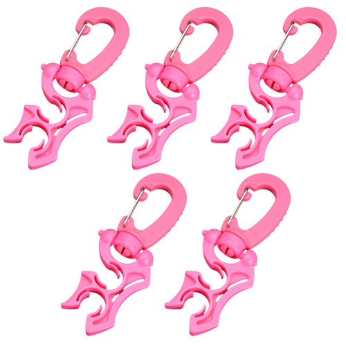 Diving Spare Second-Stage Quick Release Buckle BCD Breathing Regulator Pipe Clamp Low-Pressure Pipe Clamp Hose Hook D