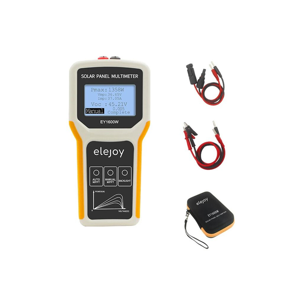 Elejoy Ey1600w Photovoltaic Panel Multimeter Solar Panel Mppt Tester Voltage Current Power Test Meter Multi Meter 4713140895233