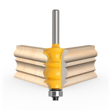 Architectural Molding Router Bit Decorative Carving Drilling Bit Corner Profile Cutting Milling Cutter 1/4 Shank