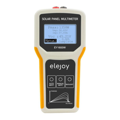 ELEJOY EY1600W Photovoltaic Panel Multimeter Solar Panel MPPT Tester Voltage Current Power Test Meter Multi Meter 2