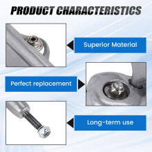 För Meraki Surf Skate Bracket 6-Hålsbas 6,25-Tums Lastbilar Surf Skateboard Trucks Adapter Bakre Lastbil