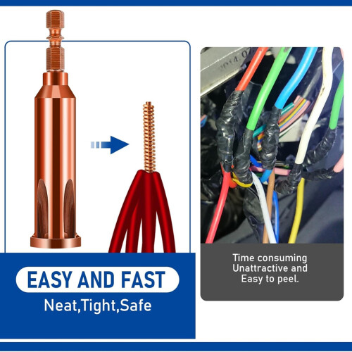 Universal Wire Twisting Tool Cable Stripper & Wire Twisting Tool for Stripping & Twisting Cables, Driven By Drill 2