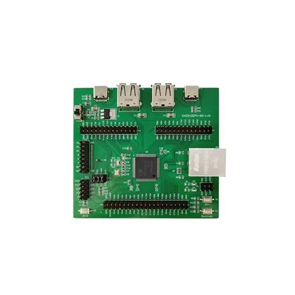 Ch32v307v-Evt-R0 Ch32v307 Development Board 32-Bit Risc-V Core Mcu Usb2.0 Phy Ethernet Application Evaluation Onboard 6032788638797