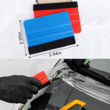 15-Piece Set of Double-Sided Scraper Sealing Scraper Film Tool Kit with Roller Hard Scraper Tape Measure Knife