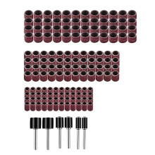 Set di Anelli di Sabbia da 150 Pezzi Set in Scatola Accessori per Mulini Elettrici Combinazione di Molatura, Lucidatura e Taglio