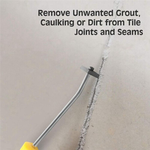 2-Piece Slotting Machine Set Grouting Removal Tool Caulking Triangle Blade Corner Scraper Floor Tile Seam Cleaning Cone 2