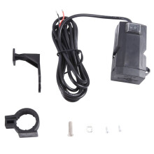 12V-24V QC3.0/3.1A Dual USB Port Waterproof Motorcycle Handlebar Charger Adapter Power Supply Socket