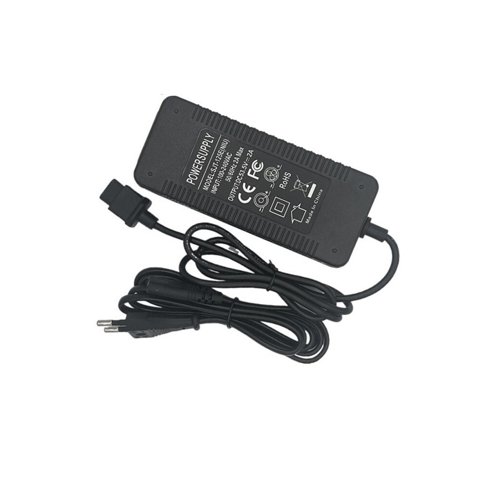 Electric Scooter Power Adapter For Kqi 2/ Kqi 3 Scooter Charger 53.5V 2A Lithium Battery Charger Eu Plug 4711140803456