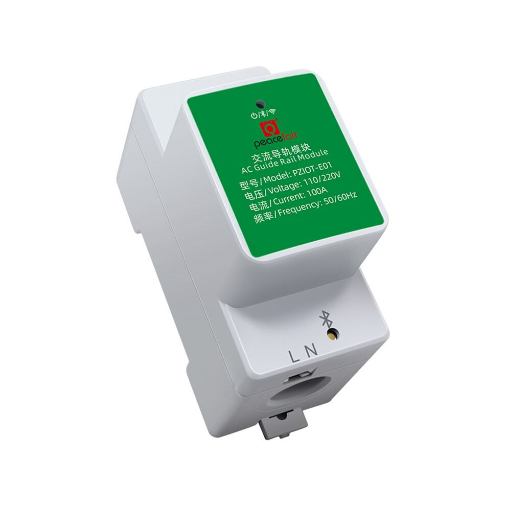 Peacefair Tuya Meter Single Phase Ac Din Rail Module Wifi Kwh Power Consumption Meter Watt Meter Voltmeter Ammeter 6031508724291