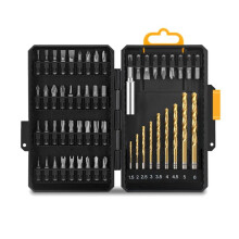 Juego de Destornilladores Multifuncionales de 54 Piezas el Juego de Herramientas Multifuncionales Es Adecuado para Bricolaje y Uso Profesional.