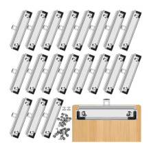 Pack van 20 Klembordclips 12 cm Aanpasbare Metalen Kartonnen Cliphaken voor Kantoor, Ambachtelijk Projectgebruik
