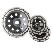 115mm Diamond Double-Row Grinding Wheel Cement Stone Concrete Floor Millstone Diamond Grinding Wheel