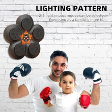 Estera de Pared para MáQuina Entrenamiento Boxeo para NiñOs, Equipo de Boxeo con MúSica Inteligente, Dispositivo de Entrenamiento de PerforacióN