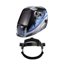 Svetshjälm Svetsmask med Stor Vy i Sann Färg för Bågsvetsslipning Av Svetsmask Power Auto Darkening