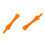 50Pcs 70Mm  Castle  Tees (Orange) 5