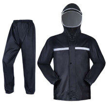 Men'S Raincoat Set Rainproof Mask Raincoat Outdoor Work Hiking Cycling Fishing Raincoat Storm Proof Raincoat, XXXL