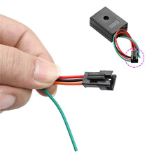 Electric Bicycle Alarm, Touch Start Electric Bike Alarm 36‑72V Anti Theft Security System for Electric Scooter Black