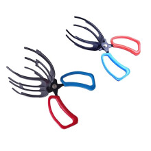 2PCS Fish Gripper, Metal Fishing Pliers Gripper Fish Control Clamp, for Most Freshwater Fish Grip (3 Claw+2 Claw)