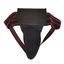 Groin Protector for Boxing, Taekwondo, Kickboxing, for Martial Arts Training, Men Jockstrap Abdominal Protector Black