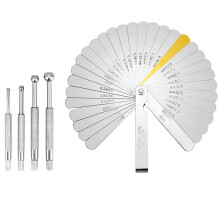 Teleskop-Bohrlehren-Set Aus Edelstahl - 1/8 Zoll Bis 1/2 Zoll Bereich und FüHlerlehre Aus Stahl mit Zwei Markierungen Als Messwerkzeug