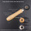 Wooden File Handle with Strong Metal Collars 10PCS, Screwdriver Hand Drill File Handle Cutting Tool 7