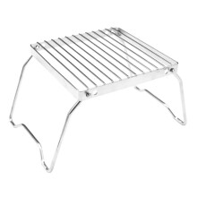 Fallbar LäGereldsgrill BäRbar Campinggrill i Rostfritt StåL, Galler GasspisstäLl Utomhus VedspisstäLl BBQ Grill