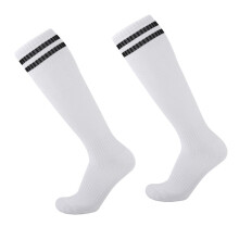 1Pair Anti-Slip Athletic Sock for Men, Stocking, Trainning Sock for Football White Kid 27-36