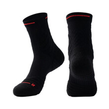 1Pair Anti-Slip Athletic Sock for Men Women,Soccer Sock,Non-Skid Slipper Sock,Trainning Sock for Football Black S