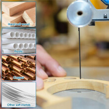 5 Inch Scroll Saw Blades, 45PCS Pin End Scroll Replacement, High Carbon Steel Coping Saw Blade for Wood Metal Plastic