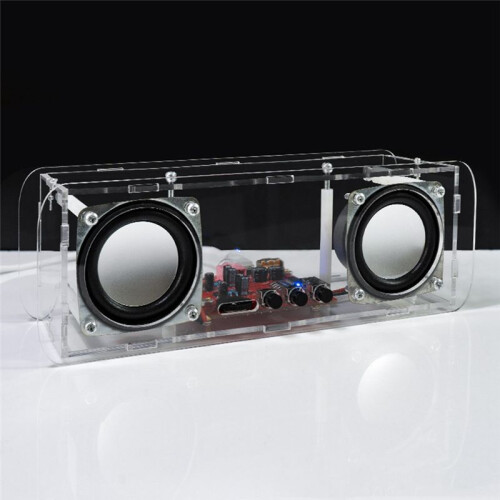 DIY  Speaker Kit USB  Home Stereo Sound Amplifier DIY Electronic Kits for Soldering Practice Without Shell 1