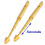 3 Pieces Divining Rods Copper and Dowsing Pendulum,Retractable Paranormal Divining Rods with Copper Handle 4