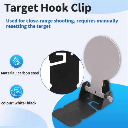 Small Miniature Inverted Target Metal Shooting Practice Targets Manual Reset Practice Targets 1