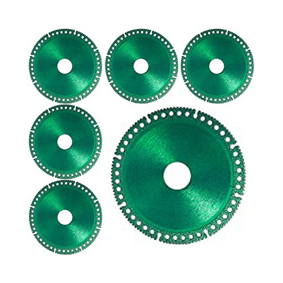6Pcs Indestructible Disc For Grinder, Composite Multifunctional Grinder Blades, Indestructible Disc For Rock Slabs,Tiles 4712540378476