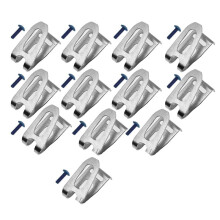 12 PièCes Outils éLectriques Boucle de Taille Outil Crochet Boucle de Ceinture avec Vis Convient pour BDA350, BDF343H, BDF451.