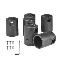 Trampoline End Caps for Net Poles, Trampoline Caps, Post Caps, Trampoline Housing Piston Cap for Flat Steel Sheet Outer