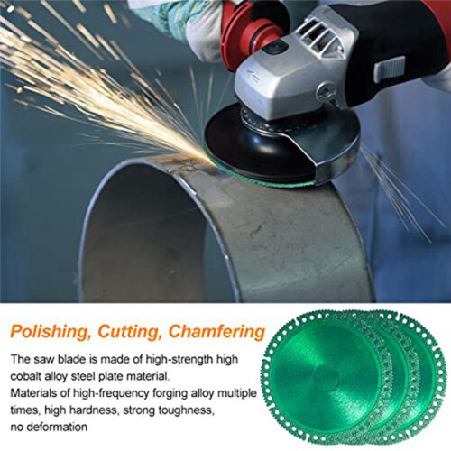 6PCS Indestructible Disc for Grinder, Composite Multifunctional Grinder Blades, Indestructible Disc for Rock Slabs,Tiles 1