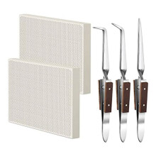 Blocchi di Saldatura Piastra di Saldatura nel Ceramica un Nido D'Ape Kit di Saldatura per Gioielli per Strumenti per la Creazione di Gioielli Parti di